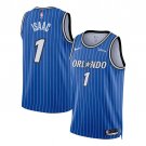 Jonathan Isaac #1 Orlando Magic Icon Edition Fan Support Team Jersey – Blue