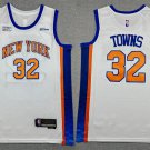 Knicks #32 Karl-Anthony Towns City Edition Basketball Jersey White 2025-26