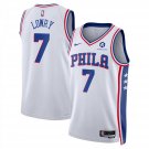 Kyle Lowry White Philadelphia 76ers Swingman Badge Player Jersey - Association Edition