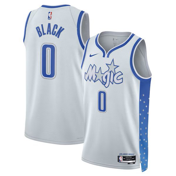 Magic #0 Anthony Black City Edition Swingman Jersey White