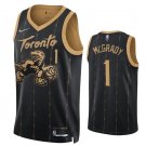 Men & Youth #1 Tracy McGrady Toronto Raptors City Edition Black Jersey