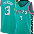 Men & Youth #3 Keldon Johnson San Antonio 2022-23 City Edition Green Jersey