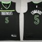 Men & Youth #5 Anthony Edwards Minnesota Timberwolves 2022-23 Statement Edition Black Jersey