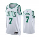 Men & Youth #7 Jaylen Brown Boston Celtics Association Edition White Jersey