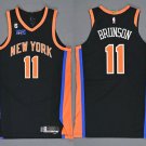 Men & Youth #11 Jalen Brunson New York Knicks 2022-23 City Edition Black Jersey