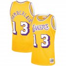 Men & Youth #13 Wilt Chamberlain Los Angeles Lakers Throwback Edition Yellow Jersey