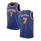 Men & Youth #15 Carmelo Anthony New York Knicks Icon Edition Blue Jersey