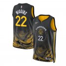 Men & Youth #22 Andrew Wiggins Golden State Warriors 2022-23 City Edition Black Jersey