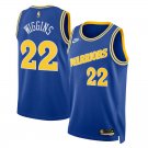 Men & Youth #22 Andrew Wiggins Golden State Warriors 2022-23 Classic Edition Blue Jersey