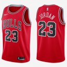 Men & Youth #23 Michael Jordan Chicago Bull Icon Edition Red Jersey