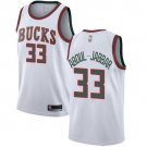 Men & Youth #33 Kareem Abdul Jabbar Milwaukee Bucks White Jersey