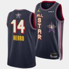 Men's 2025 All-Star #14 Tyler Herro Navy Stitched Basketball Jersey