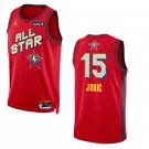 Men's 2025 All-Star #15 Nikola Jokic Red Stitched Basketball Jersey