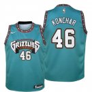 Men's And Youth Grizzlies #46 John Konchar Retro Jersey Green