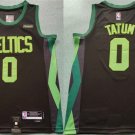 Men's Boston Celtics #0 Jayson Tatum Black 2024-25 City Edition Statement Edition Stitched Jersey