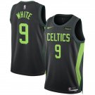 Men's Boston Celtics #9 Derrick White Black 202425 City Edition Stitched Basketball Jersey