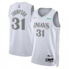 Men's Dallas Mavericks #31 Klay Thompson White 2025 City Edition Stitched Basketball Jersey
