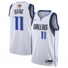 Men's Dallas Mavericks Kyrie Irving White 2024 Finals Association Edition Jersey