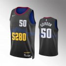 Mens Denver Nuggets Aaron Gordon 2023-24 Black City Edition Jersey