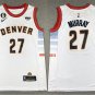 Men's Denver Nuggets Jamal Murray City Jersey White