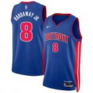 Men's Detroit Pistons Tim Hardaway Jr Blue 2024 Icon Edition Stitched Jersey