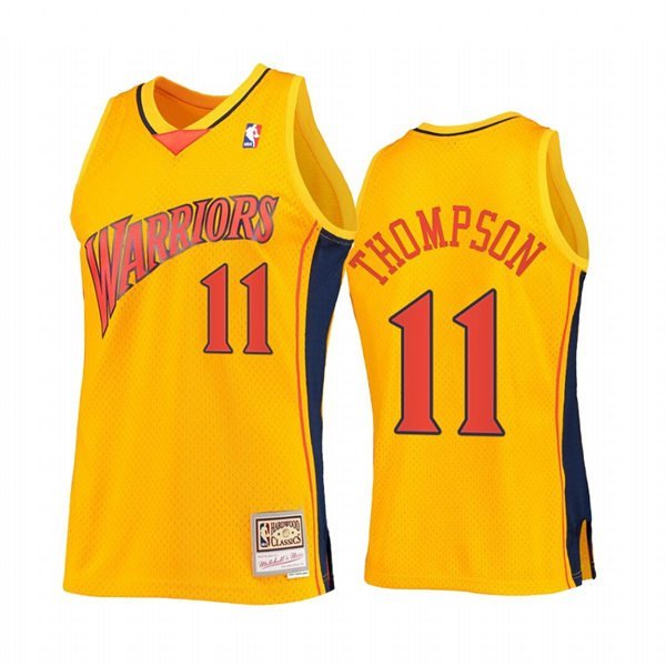 Golden State Warriors Klay Thompson Gold Reload 2.0 Classic Limited Jersey