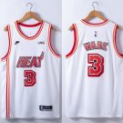 Heat Authentic Dwyane Wade Retro Classic Jersey White
