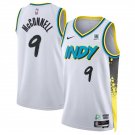 Indiana Pacers #9 T.J. McConnell White 202425 City Edition Stitched Basketball Jersey