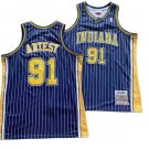 Indiana Pacers #91 Ron Artest Stitched Mitchell＆Ness Jersey Black