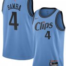 Los Angeles Clippers #4 Mo Bamba Light Blue 202425 CityEdition Stitched Jersey