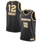 Memphis Grizzlies Ja Morant 2024 Basketball Jersey Black Gold