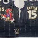 Men's Toronto Raptors #15 Vince Carter Black 2024-25 City Edition Stitched Basketball Jersey