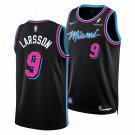 Miami Heat #9 Pelle Larsson City Edition Jersey Black 2025
