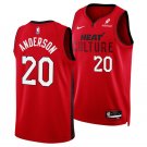 Miami Heat #20 Kyle Anderson Red 2025 City Edition Stitched Basketball Jersey