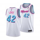 Miami Heat #42 Kevin Love White 202425 City Edition Stitched Basketball Jersey