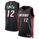 Miami Heat Dru Smith Black 2024 Icon Edition Stitched Basketball Jersey