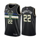 Milwaukee Bucks #22 Khris Middleton Jersey Black