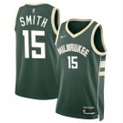 Milwaukee Bucks Tyler Smith Green 2024 Draft Icon Edition Stitched Basketball Jersey