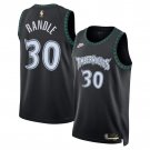 Minnesota Timberwolves #30 Julius Randle Black 2025 Classic Jersey
