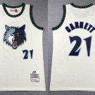 Mitchell & Ness Timberwolves Kevin Garnett Basketball Jersey Cream White