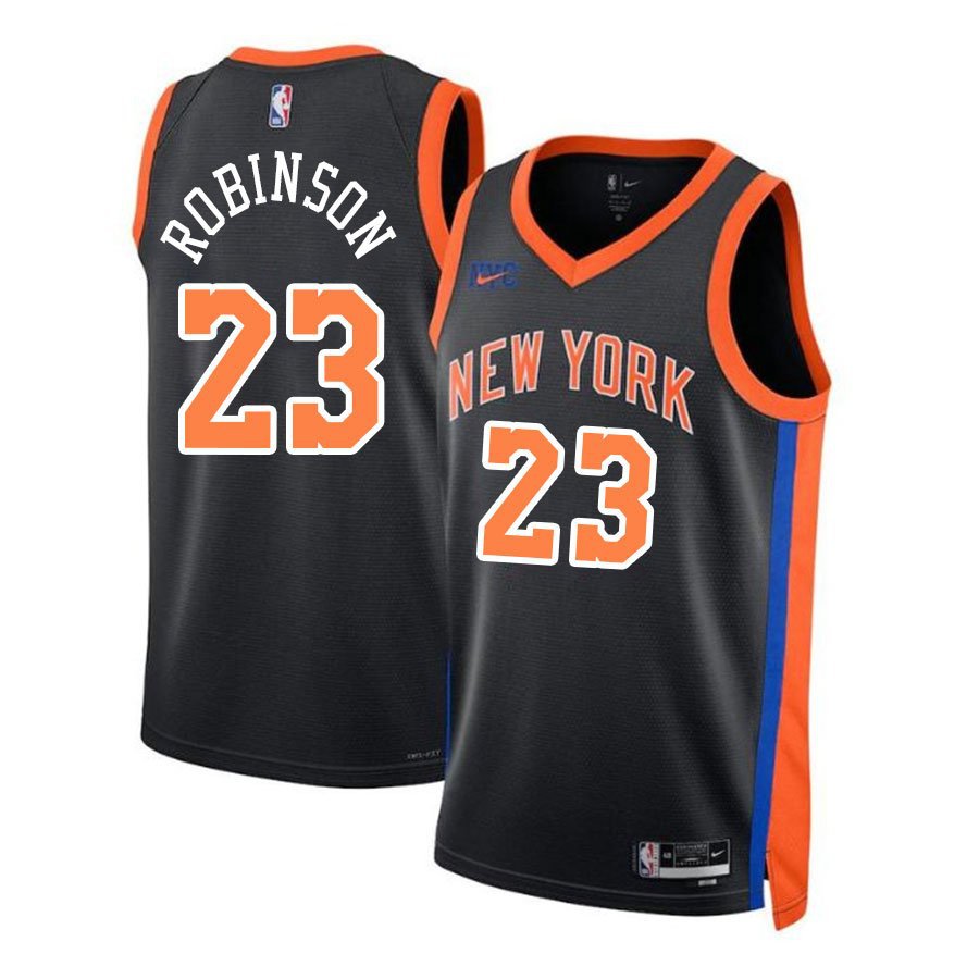 Mitchell Robinson 23 New York Knicks Mitchell Robinson Jersey Black