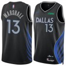 Naji Marshall 13 Dallas Mavericks City Edition Stitched Basketball Black Jersey 2025-26
