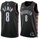 Nets Black 2025-2026 City Edition Jersey Egor Dёmin #8
