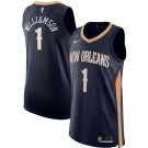 New Orleans Pelicans #1 Zion Williamson Jersey Navy
