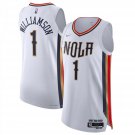New Orleans Pelicans #1 Zion Williamson Jersey White