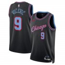 Nikola Vucevic #9 Chicago Bulls City Edition Basketball Jersey Black 2026
