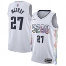 Nuggets #27 Jamal Murray White 2025 City Edition Swingman Stitched Jersey