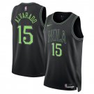 Pelicans #15 Jose Alvarado Black 2025-26 City Ediiton Stitched Basketball Jersey