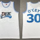Perc O'Cet #30 Movie Basketball Jersey Stitched White