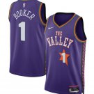 Phoenix Suns #1 Devin Booker Purple 2025 City Edition Swingman Stitched Basketball Jersey